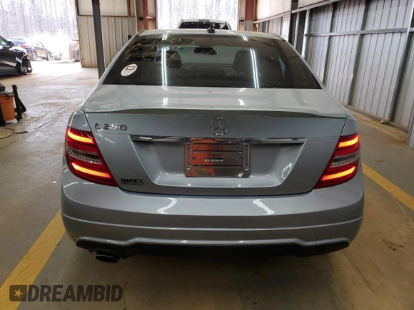 2013 Mercedes-Benz C-Class C 250 Sport with VIN WDDGF4HBXDA753230, listed as a Copart auction lot 49590055 with 105,389 mi miles and Salvage Title. Bid and sale history available at carsss.com. Image 6.