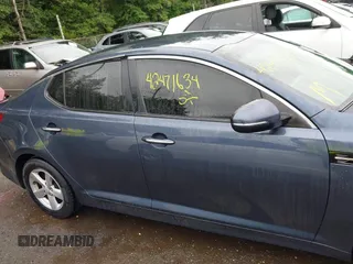 2015 Kia Optima LX with VIN 5XXGM4A76FG370219, listed as a IAAI auction lot 42471634 with 118,467 mi miles and . Bid and sale history available at DreamBid. Image 13.