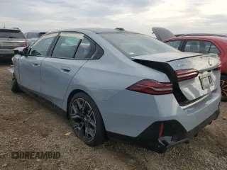 2024 BMW 5 Series 530i xDrive with VIN WBA53FJ07RCP74205, listed as a Copart auction lot 78215114 with 7,688 mi miles and Salvage Title. Bid and sale history available at carsss.com. Image 2.