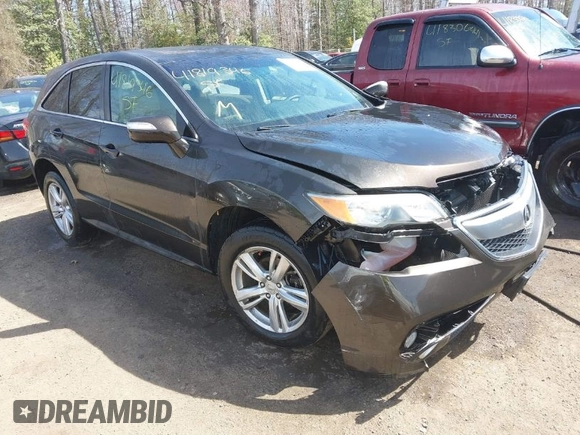 2015 Acura RDX Tech Pkg with VIN 5J8TB4H57FL010760, listed as a IAAI auction lot 41819346 with 107,178 mi miles. Bid and sale history available at carsss.com. Image 1.