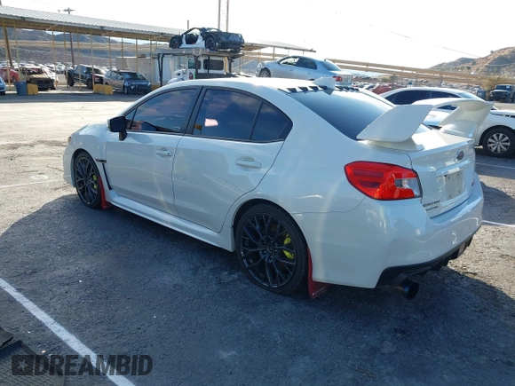 2019 Subaru WRX STI with VIN JF1VA2R61K9820260, listed as a IAAI auction lot 41426791 with 84,395 mi miles. Bid and sale history available at carsss.com. Image 3.