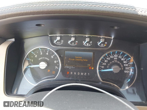 2012 Ford F-150 XL with VIN 1FTFW1EF3CKE20131, listed as a IAAI auction lot 41830407 with 218,413 mi miles and . Bid and sale history available at DreamBid. Image 7.