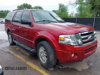 2014 Ford Expedition King Ranch z VIN 1FMJU1J56EEF09363, wystawiony jako IAAI lot #42518100 z przebiegiem 145 826 mil mil oraz . Historia ofert i sprzedaży dostępna na DreamBid. Obrazek 1.
