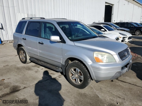 2003 Honda Pilot EX with VIN 2HKYF18543H586149, listed as a Copart auction lot 85657484 with 167,318 mi miles and Clean Title. Bid and sale history available at carsss.com. Image 4.
