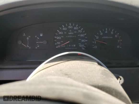 1997 Nissan Frontier XE with VIN 1N6SD16S3VC427137, listed as a Copart auction lot 57911575 with 228,542 mi miles and Clean title. Bid and sale history available at DreamBid. Image 9.