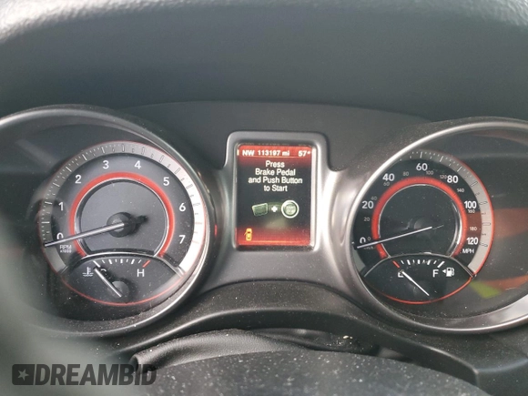 2019 Dodge Journey Crossroad with VIN 3C4PDCGB6KT708223, listed as a Copart auction lot 84447404 with 113,197 mi miles and Salvage Title. Bid and sale history available at DreamBid. Image 9.