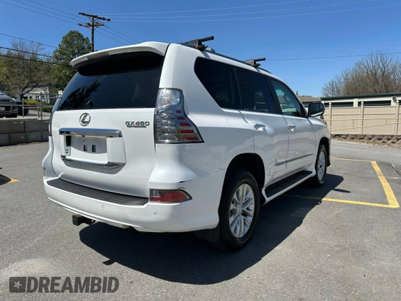 2014 Lexus GX 460 with VIN JTJBM7FX9E5088662, listed as a Copart auction lot 55644145 with 157,598 mi miles and Clean Title. Bid and sale history available at DreamBid. Image 3.