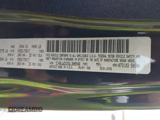 2016 Jeep Wrangler Unlimited Sport с VIN 1C4BJWDG3GL308546, выставлен на аукционе IAAI как лот 42384327 с пробегом 77 801 миль миль и . История ставок и продаж доступна на DreamBid. Изображение 9.