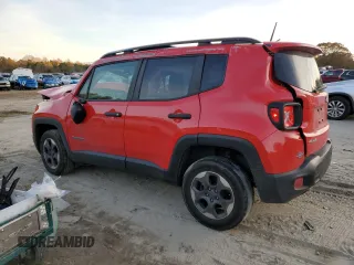 2017 Jeep Renegade Sport with VIN ZACCJBAB5HPF02529, listed as a Copart auction lot 80759394 with 130,906 mi miles and Salvage Title. Bid and sale history available at carsss.com. Image 2.