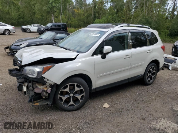 2014 Subaru Forester with VIN JF2SJHPC3EH490240, listed as a Copart auction lot 67876064 with 195,561 mi miles and Salvage title. Bid and sale history available at DreamBid. Image 1.