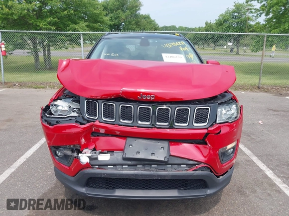 2018 Jeep Compass Latitude с VIN 3C4NJDBB7JT223360, выставлен на аукционе IAAI как лот 42406279 с пробегом 15 410 миль миль и . История ставок и продаж доступна на DreamBid. Изображение 6.
