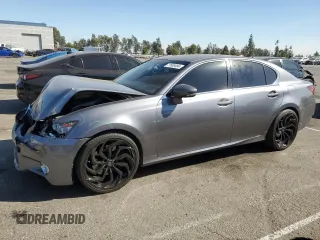 2015 Lexus GS 350 with VIN JTHBE1BL7FA004989, listed as a Copart auction lot 77909404 with 74,975 mi miles and Salvage Title. Bid and sale history available at carsss.com. Image 1.