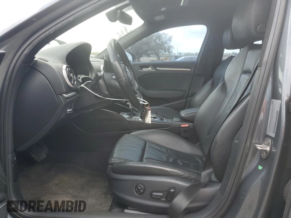 2017 Audi A3 Sedan Premium Plus with VIN WAUGUGFF3H1025145, listed as a Copart auction lot 48557725 with 100,207 mi miles and Salvage Title. Bid and sale history available at carsss.com. Image 7.