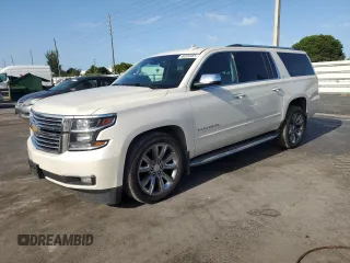 2015 Chevrolet Suburban LTZ with VIN 1GNSKKKC6FR565211, listed as a Copart auction lot 66328465 with 77,672 mi miles and Clean title. Bid and sale history available at DreamBid. Image 1.