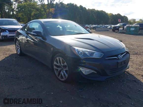 2016 Hyundai Genesis Coupe 3.8L Base with VIN KMHHT6KJ5GU136772, listed as a IAAI auction lot 40543019 with 93,597 mi miles. Bid and sale history available at carsss.com. Image 1.