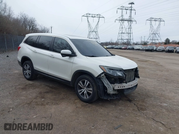 2018 Honda Pilot EX-L with VIN 5FNYF5H52JB022986, listed as a IAAI auction lot 41613038 with 1 mi miles. Bid and sale history available at carsss.com. Image 1.