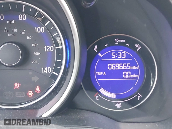 2020 Honda Fit LX z VIN 3HGGK5H40LM717305, wystawiony jako IAAI lot #42093169 z przebiegiem 69 665 mil mil oraz . Historia ofert i sprzedaży dostępna na DreamBid. Obrazek 15.