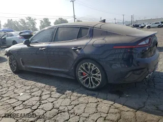 2020 Kia Stinger GT with VIN KNAE35LC0L6086859, listed as a Copart auction lot 58713924 with 38,837 mi miles and Salvage Title. Bid and sale history available at carsss.com. Image 2.