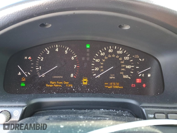 2005 Lexus LS 430 with VIN JTHBN36F255012926, listed as a Copart auction lot 45208135 with 197,570 mi miles and Salvage Title. Bid and sale history available at carsss.com. Image 9.