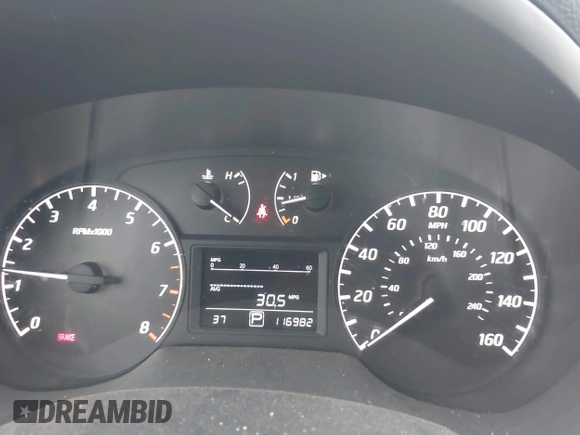 2016 Nissan Sentra S with VIN 3N1AB7AP2GY222657, listed as a IAAI auction lot 41493191 with 116,982 mi miles and . Bid and sale history available at DreamBid. Image 7.
