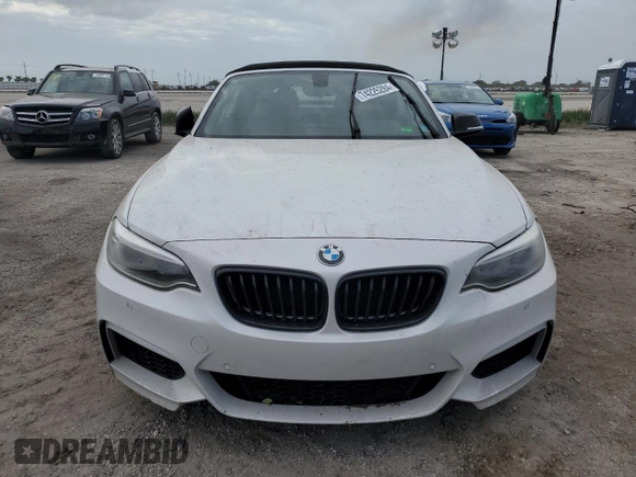 2016 BMW 2 Series M235i with VIN WBA1M1C53GV393976, listed as a Copart auction lot 74225284 with 0 mi miles and Non Repairable. Bid and sale history available at carsss.com. Image 5.