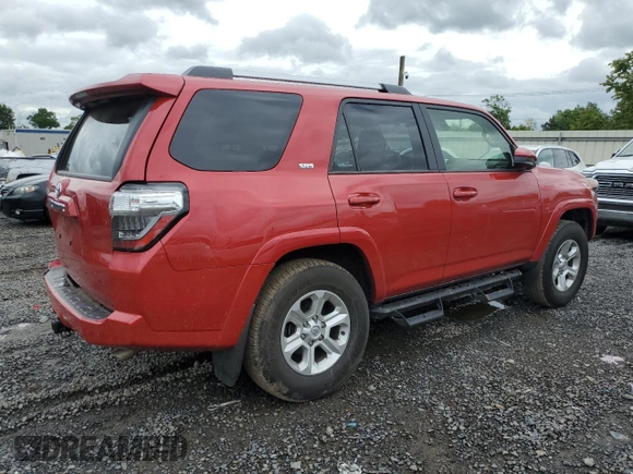 2023 Toyota 4Runner SR5 with VIN JTEMU5JR7P6167782, listed as a Copart auction lot 57796595 with 26,743 mi miles and Salvage title. Bid and sale history available at DreamBid. Image 3.