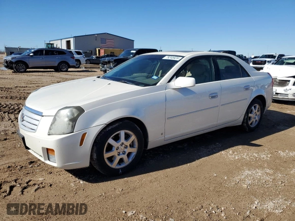 2007 Cadillac CTS with VIN 1G6DM57TX70101286, listed as a Copart auction lot 79245924 with 154,910 mi miles and Salvage Title. Bid and sale history available at carsss.com. Image 1.