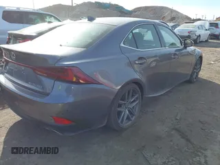 2017 Lexus IS with VIN JTHCM1D29H5020523, listed as a IAAI auction lot 41236471 with 1 mi miles. Bid and sale history available at carsss.com. Image 4.