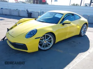 2020 Porsche 911 Carrera with VIN WP0AA2A94LS206182, listed as a IAAI auction lot 41664995 with 11,222 mi miles. Bid and sale history available at carsss.com. Image 2.