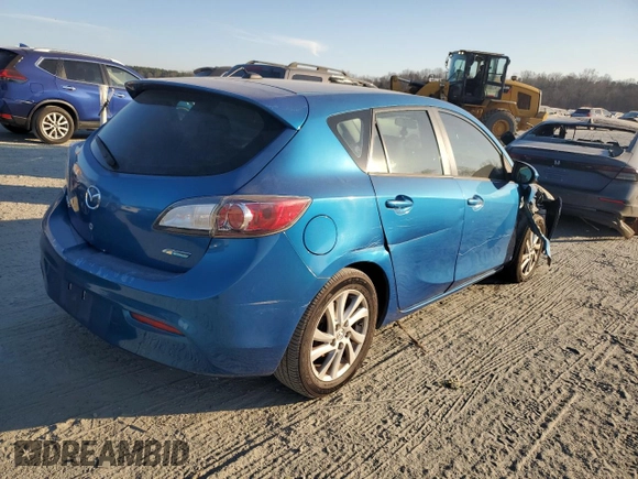 2012 Mazda 3 i Grand Touring with VIN JM1BL1M74C1609569, listed as a Copart auction lot 47108545 with 166,937 mi miles and Salvage Title. Bid and sale history available at DreamBid. Image 3.