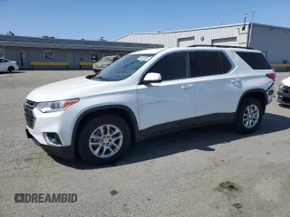 2020 Chevrolet Traverse LT Cloth with VIN 1GNERGKW2LJ287482, listed as a Copart auction lot 60825065 with 48,591 mi miles and Salvage title. Bid and sale history available at DreamBid. Image 1.
