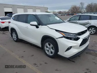 2021 Toyota Highlander L with VIN 5TDBZRBH9MS110697, listed as a IAAI auction lot 41808912 with 83,156 mi miles and . Bid and sale history available at DreamBid. Image 1.