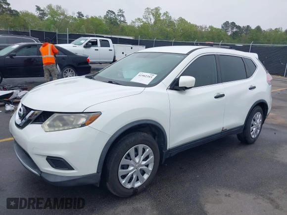 2016 Nissan Rogue SV with VIN KNMAT2MT6GP603967, listed as a IAAI auction lot 41902353 with 126,938 mi miles. Bid and sale history available at carsss.com. Image 17.