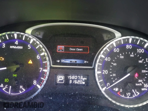 2013 Infiniti JX35 with VIN 5N1AL0MM6DC314048, listed as a IAAI auction lot 41393672 with 158,073 mi miles. Bid and sale history available at carsss.com. Image 7.