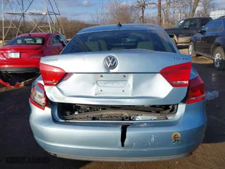 2013 Volkswagen Passat TDI SE w/Sunroof with VIN 1VWBN7A3XDC048313, listed as a IAAI auction lot 41206395 with 130,135 mi miles. Bid and sale history available at carsss.com. Image 16.