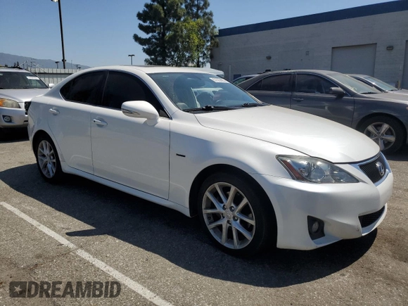 2012 Lexus IS 250 z VIN JTHBF5C2XC5162760, wystawiony jako Copart lot #57322465 z przebiegiem 104 665 mil mil oraz Szkoda całkowita • Salvage title. Historia ofert i sprzedaży dostępna na DreamBid. Obrazek 4.