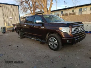 2016 Toyota Tundra 4WD Truck Platinum with VIN 5TFAW5F18GX524689, listed as a Copart auction lot 43367845 with 213,006 mi miles and Salvage Title. Bid and sale history available at carsss.com. Image 4.