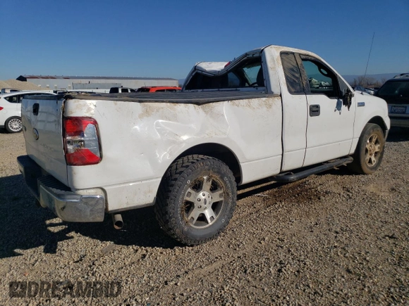 2004 Ford F-150 XL with VIN 1FTRF12W84NA73428, listed as a Copart auction lot 87842645 with 209,604 mi miles and Salvage Title. Bid and sale history available at carsss.com. Image 3.