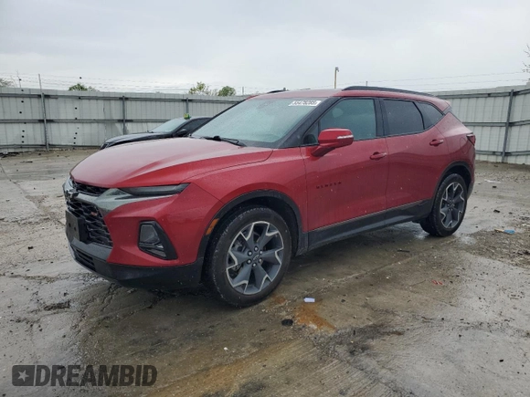 2022 Chevrolet Blazer RS with VIN 3GNKBKRS0NS125686, listed as a Copart auction lot 56734415 with 46,224 mi miles and Salvage title. Bid and sale history available at DreamBid. Image 1.