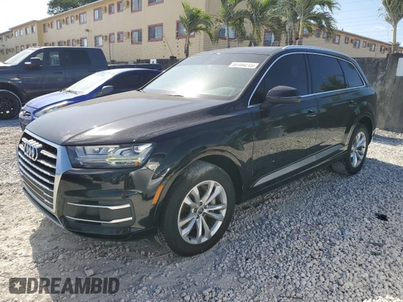 2017 Audi Q7 Premium Plus with VIN WA1LAAF73HD023601, listed as a Copart auction lot 55184215 with 73,379 mi miles and Clean Title. Bid and sale history available at DreamBid. Image 1.