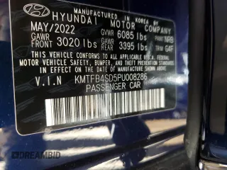 2023 Genesis G90 z VIN KMTFB4SD5PU008286, wystawiony jako Copart lot #43015795 z przebiegiem 10 556 mil mil oraz Szkoda całkowita • Salvage title. Historia ofert i sprzedaży dostępna na DreamBid. Obrazek 13.