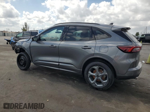 2024 Ford Escape ST-Line with VIN 1FMCU0MN8RUA25835, listed as a Copart auction lot 54491295 with 26,395 mi miles and Non Repairable. Bid and sale history available at carsss.com. Image 2.