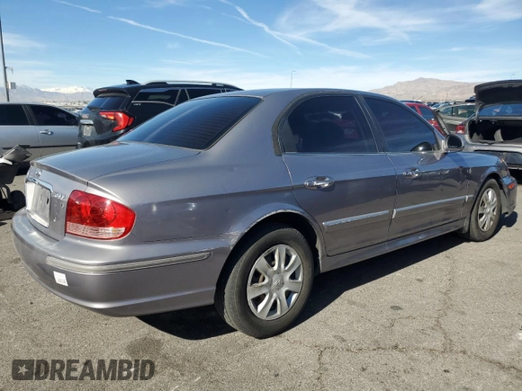 2005 Hyundai Sonata GL with VIN KMHWF25H45A181992, listed as a Copart auction lot 46106585 with 94,264 mi miles and Salvage Title. Bid and sale history available at carsss.com. Image 3.