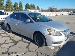 2014 Nissan Sentra SV with VIN 3N1AB7AP6EL671852, listed as a IAAI auction lot 41392301 with 131,539 mi miles. Bid and sale history available at carsss.com. Image 1.