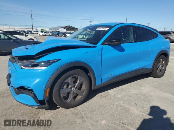 2023 Ford Mustang Mach-E Select with VIN 3FMTK1RM9PMA07230, listed as a Copart auction lot 49680945 with 67,773 mi miles and Salvage Title. Bid and sale history available at DreamBid. Image 1.