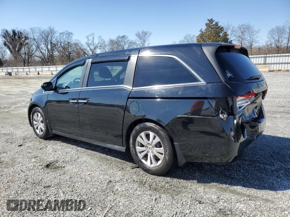 2014 Honda Odyssey EX-L with VIN 5FNRL5H64EB034147, listed as a Copart auction lot 46372795 with 156,720 mi miles and Salvage Title. Bid and sale history available at carsss.com. Image 2.