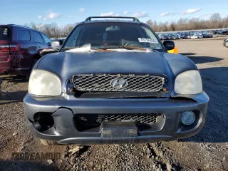 2004 Hyundai Santa Fe GLS with VIN KM8SC73D34U757671, listed as a Copart auction lot 45156355 with 296,773 mi miles and Salvage Title. Bid and sale history available at carsss.com. Image 5.