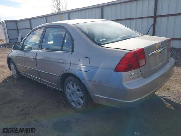 2001 Honda Civic EX with VIN 2HGES25771H573560, listed as a IAAI auction lot 41561405 with 201,475 mi miles. Bid and sale history available at carsss.com. Image 3.