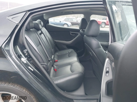 2012 Hyundai Elantra GLS with VIN KMHDH4AE6CU187099, listed as a IAAI auction lot 42037800 with 107,046 mi miles. Bid and sale history available at carsss.com. Image 8.