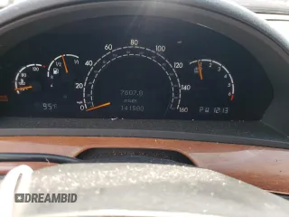 2000 Mercedes-Benz S-Class with VIN WDBNG70J8YA111998, listed as a Copart auction lot 68190024 with 141,580 mi miles and Clean Title. Bid and sale history available at carsss.com. Image 9.